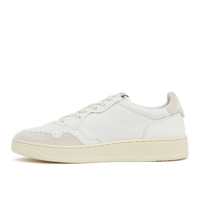 Autry Open Low leat/leat white