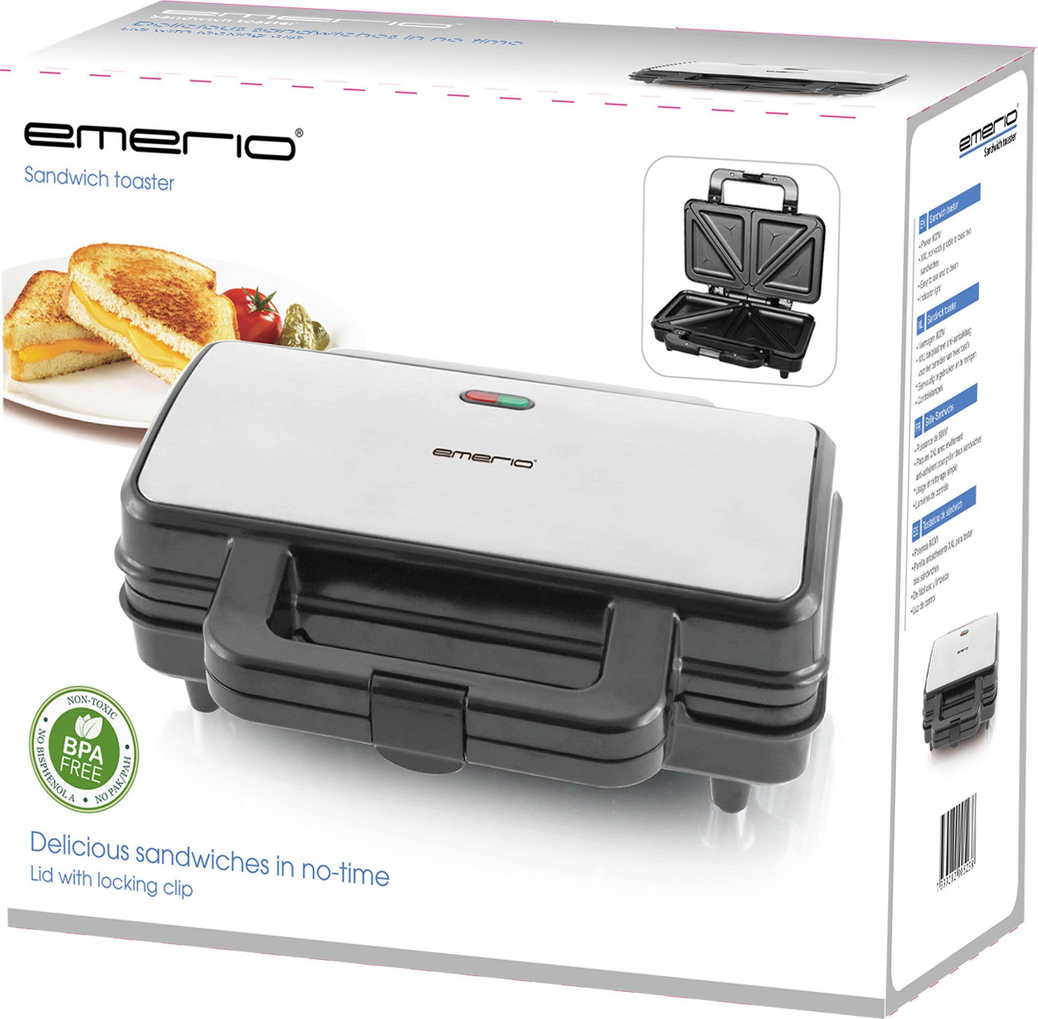 Emerio Sandwichmaker ST-125833, 900 W