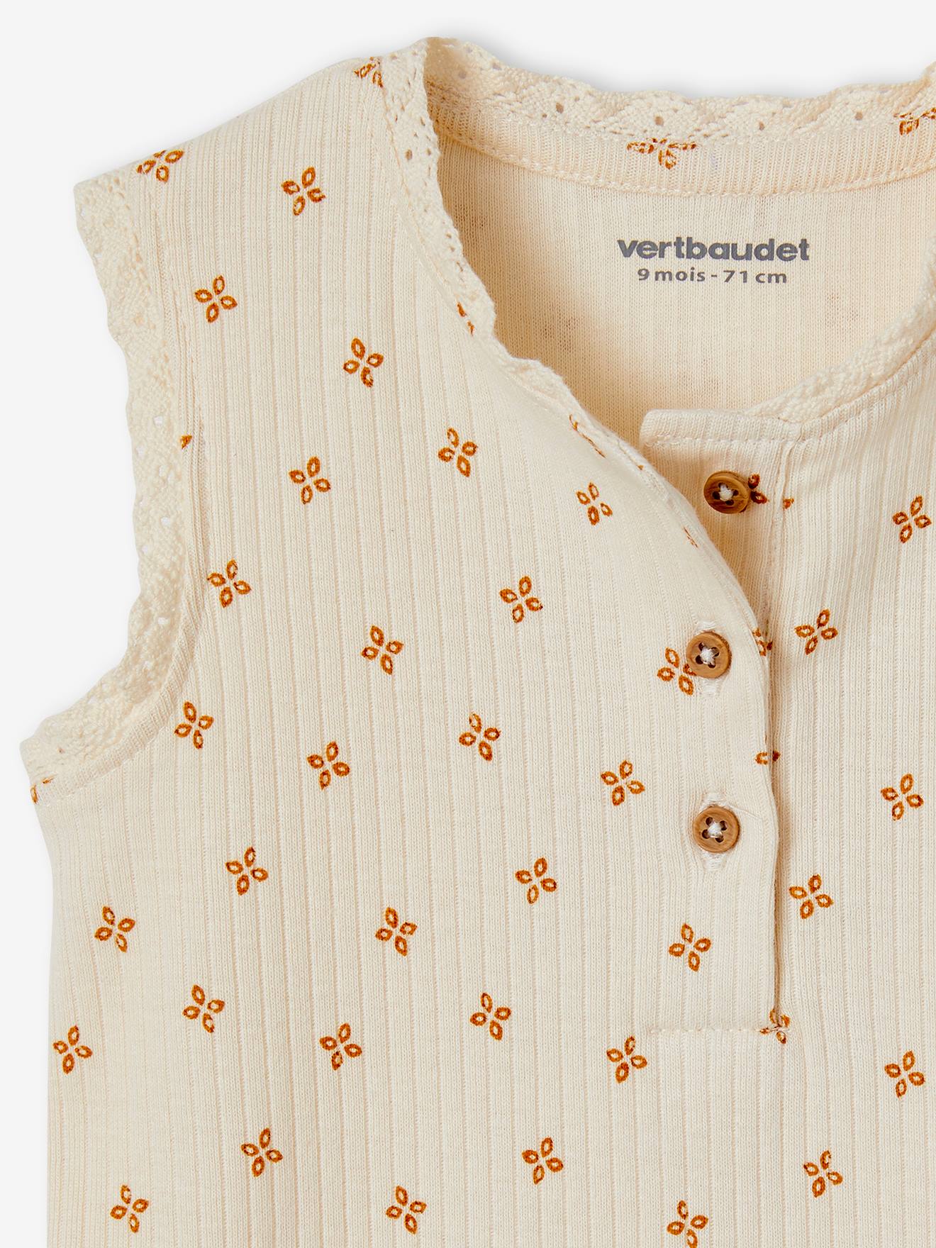Vertbaudet Mädchen Baby Top - wollweiß