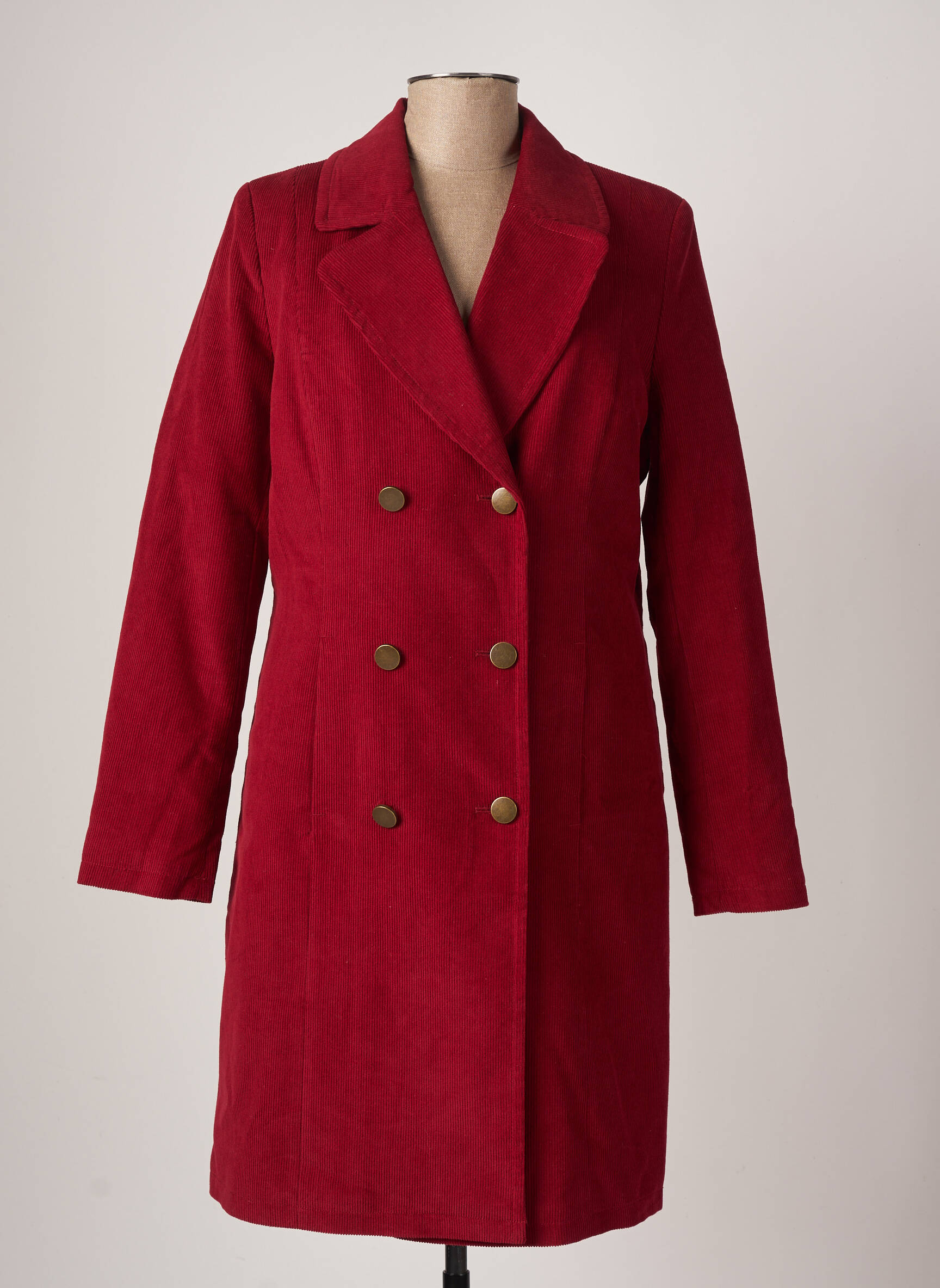 La Fiancee Manteaux Courts Femme couleur rouge