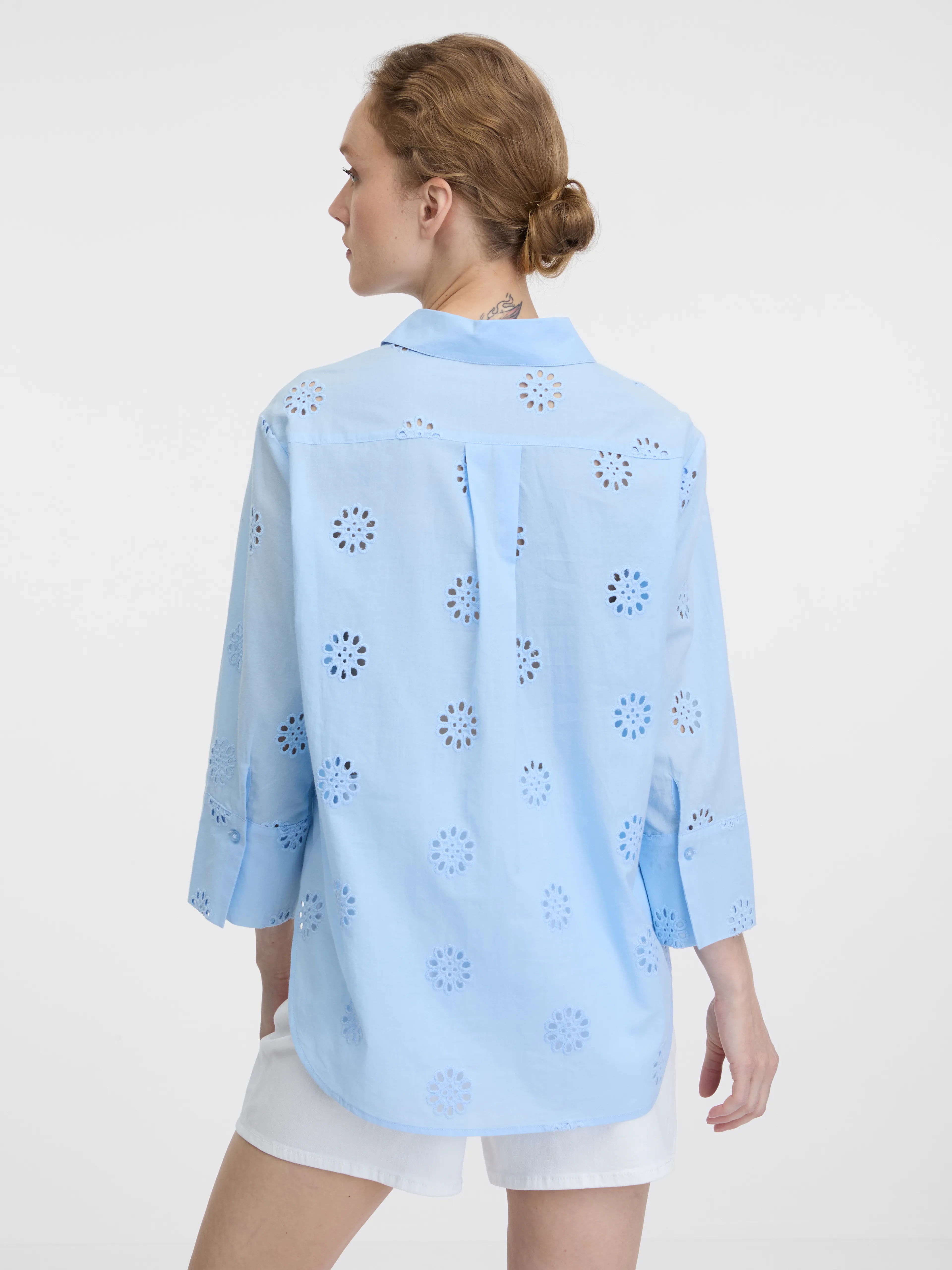 Blaues Damenhemd ORSAY
