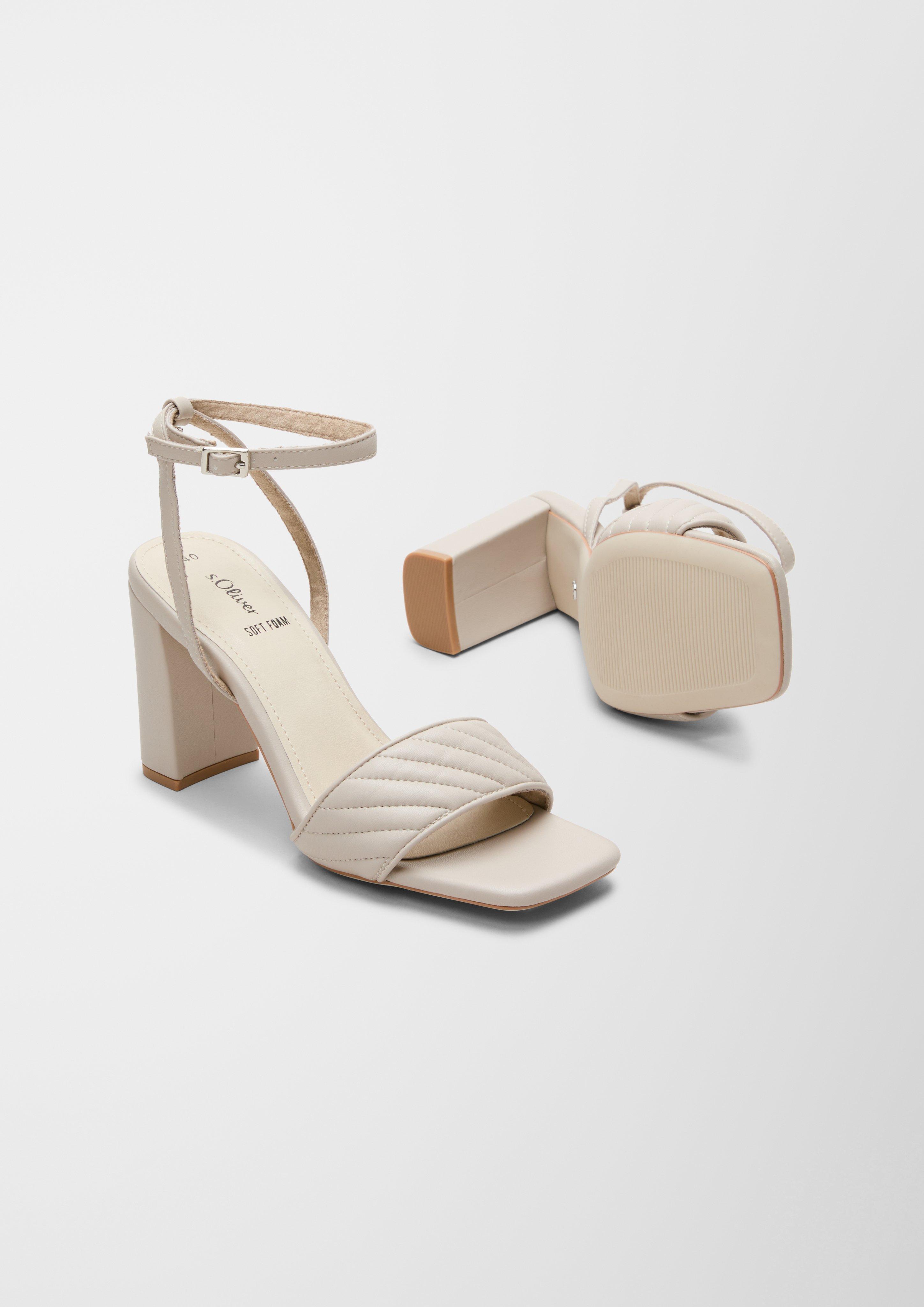 Sandalen mit Stepp-Detail  6007765-341