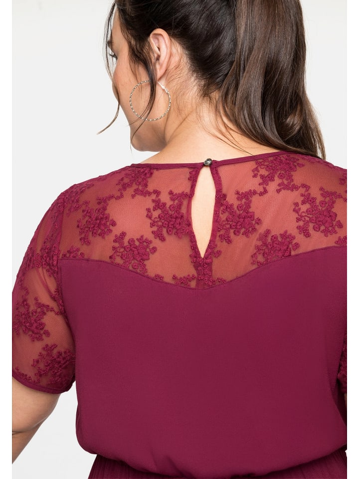 sheego Abendkleid in himbeere günstig kaufen 40