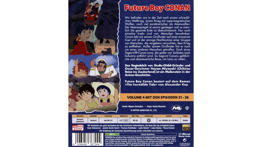 FUTURE BOY CONAN - Vol. 4 LTD. - Limited Edition mit Art Cards