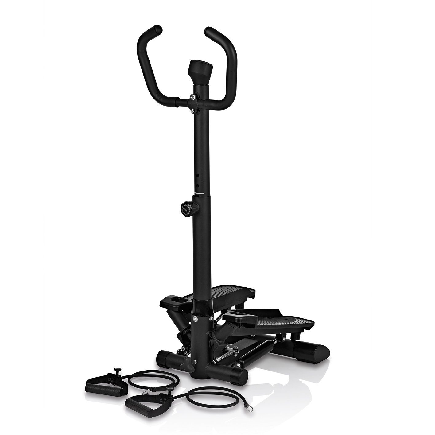 VITALmaxx Stepper Swing Stepper mit 2 Expanderbändern, Fitnesstrainer