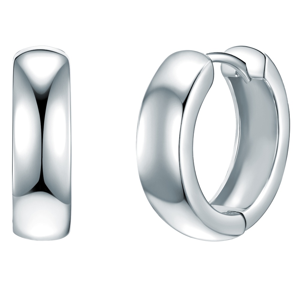 Rafaela Donata Créoles en argent Argent sterling en Argent Boucles d'oreilles