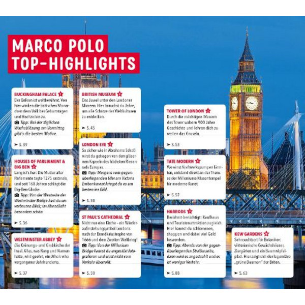 MARCO POLO REISEFÜHRER LONDON