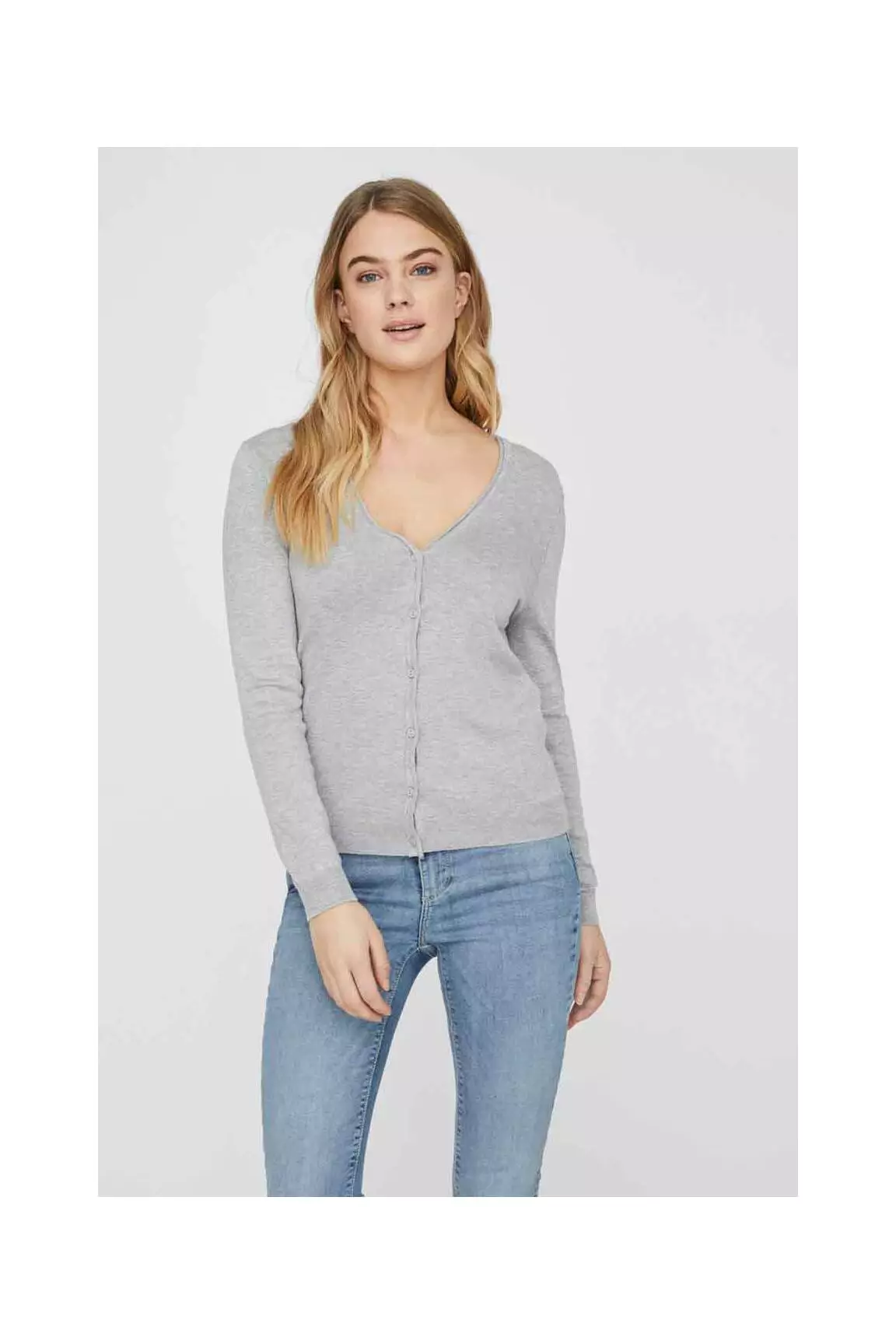 Vero Moda Fine Maille Femme couleur gris