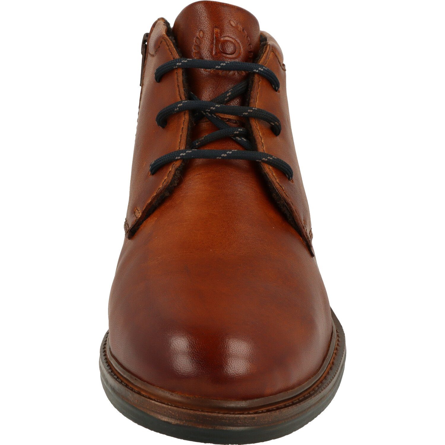bugatti Ruggiero 311-A8Z33-4100 Herren Schuhe Stiefel Boots Leder Cognac Schnürstiefel echt Leder, seitlicher Reißverschluss