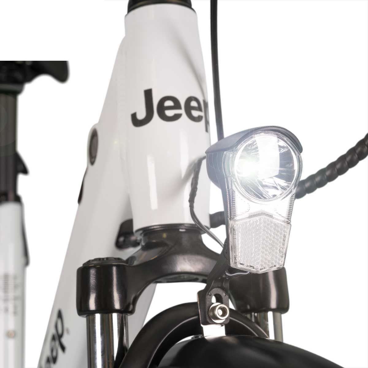Jeep E-Bikes E-Bike TLR 7021, 7 Gang, Kettenschaltung, Heckmotor, (mit Akku-Ladegerät)