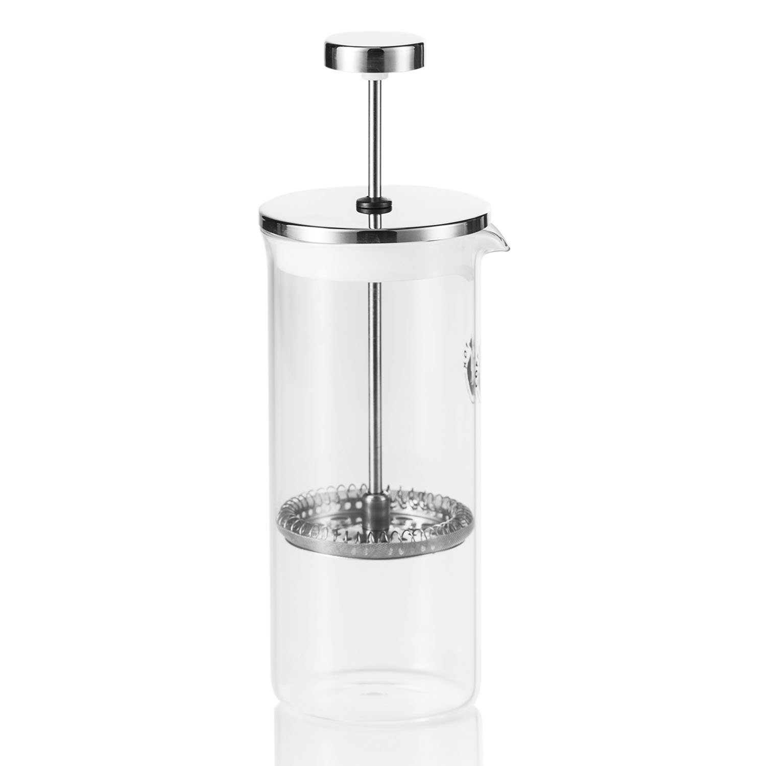 Coffee Fox Milchaufschäumer aus Glas, French Press Milchschaum 450 ml