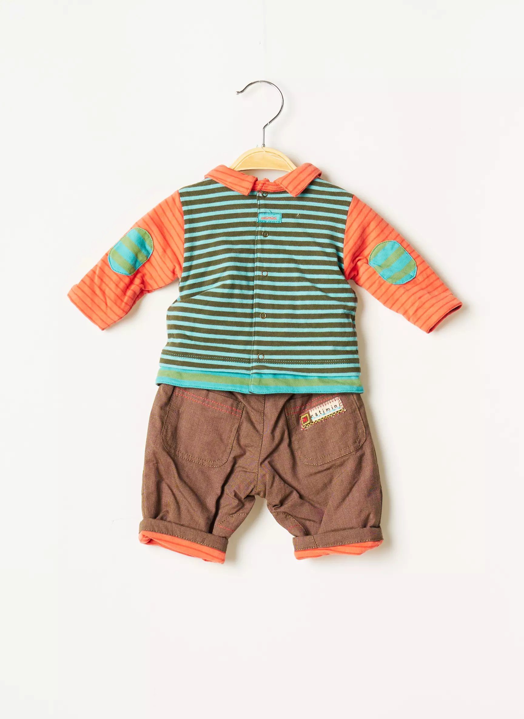 Catimini Ensembles Pantalon Garcon couleur marron