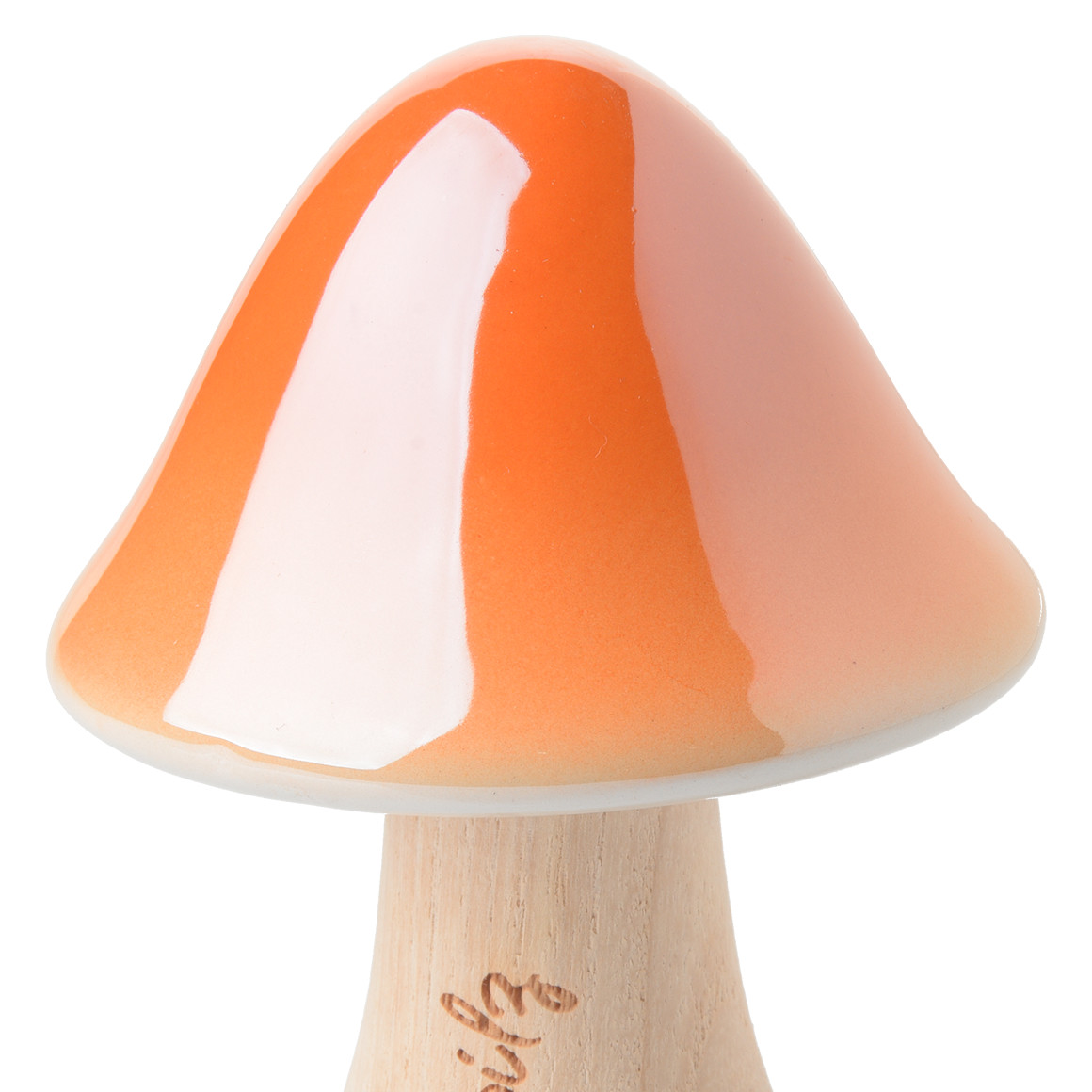 Deko-Pilz mit Keramikkopf