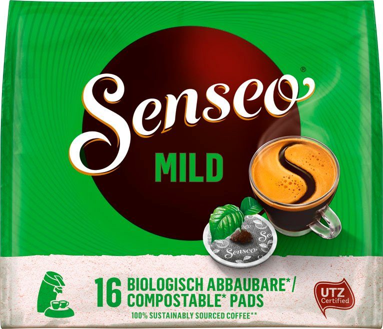 Philips Senseo Kaffeepadmaschine Maestro CSA260/60, aus 80% recyceltem Plastik, +3 Kaffeespezialitäten, Memo-Funktion, inkl. Gratis-Zugaben im Wert von € 14,- UVP