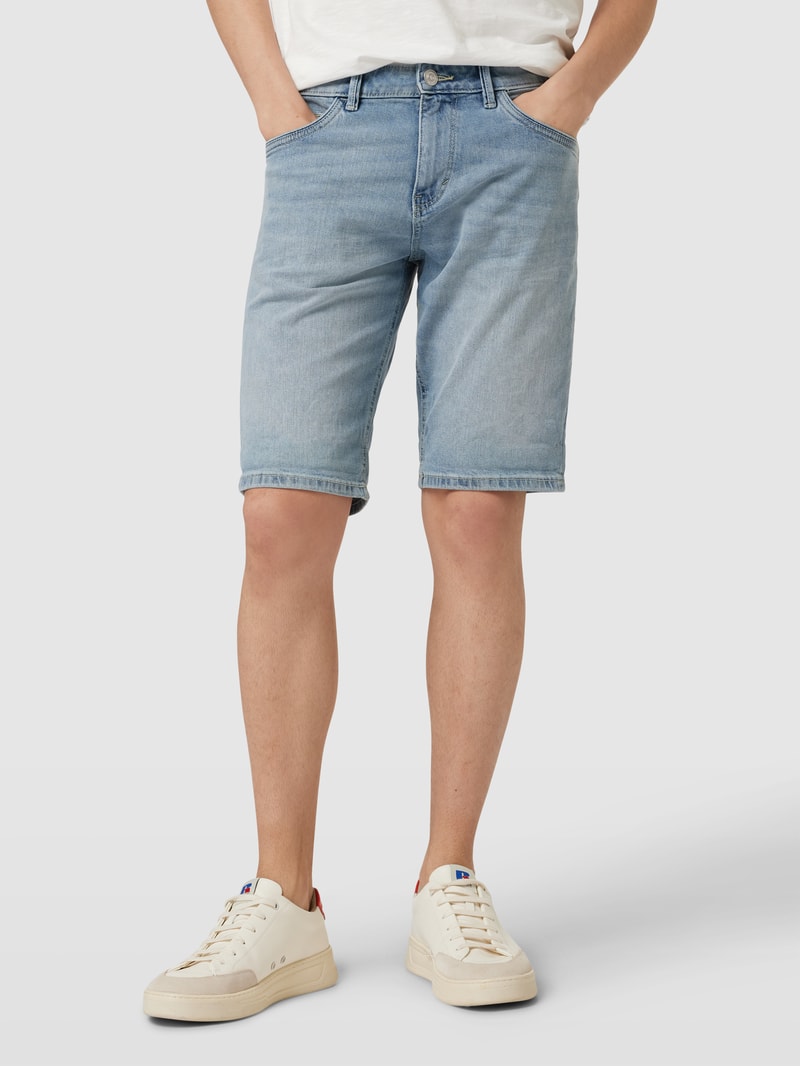Jeansshorts im 5-Pocket-Design Modell 'Josh' in hellblau