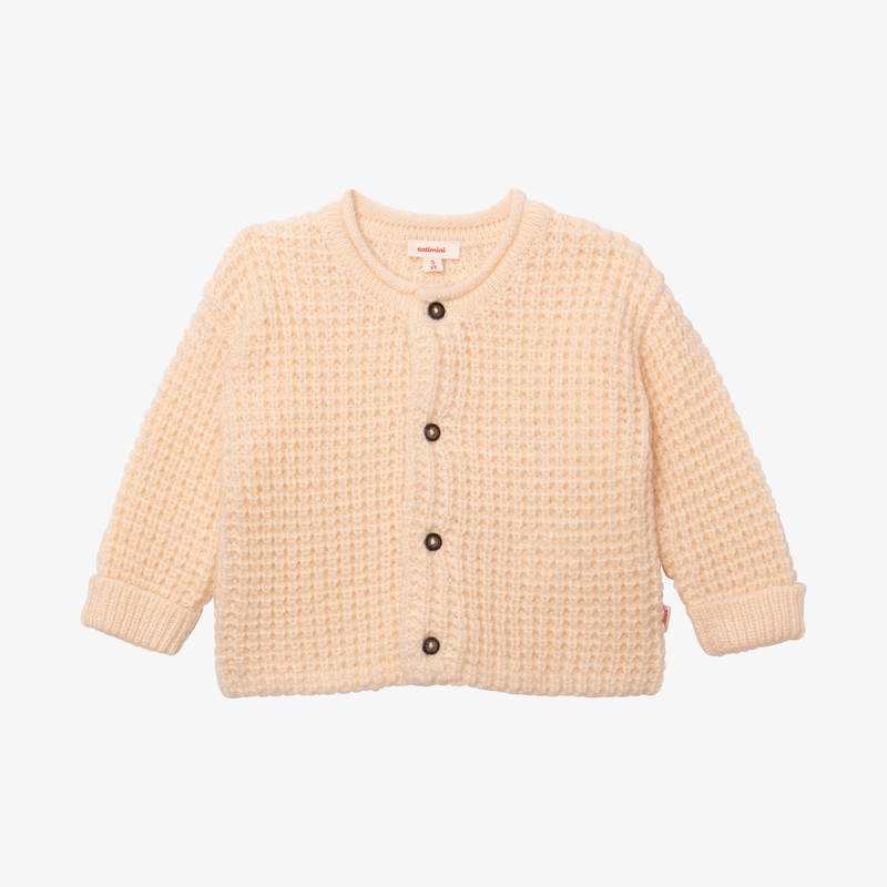 Cardigan bébé tricot beige Catimini