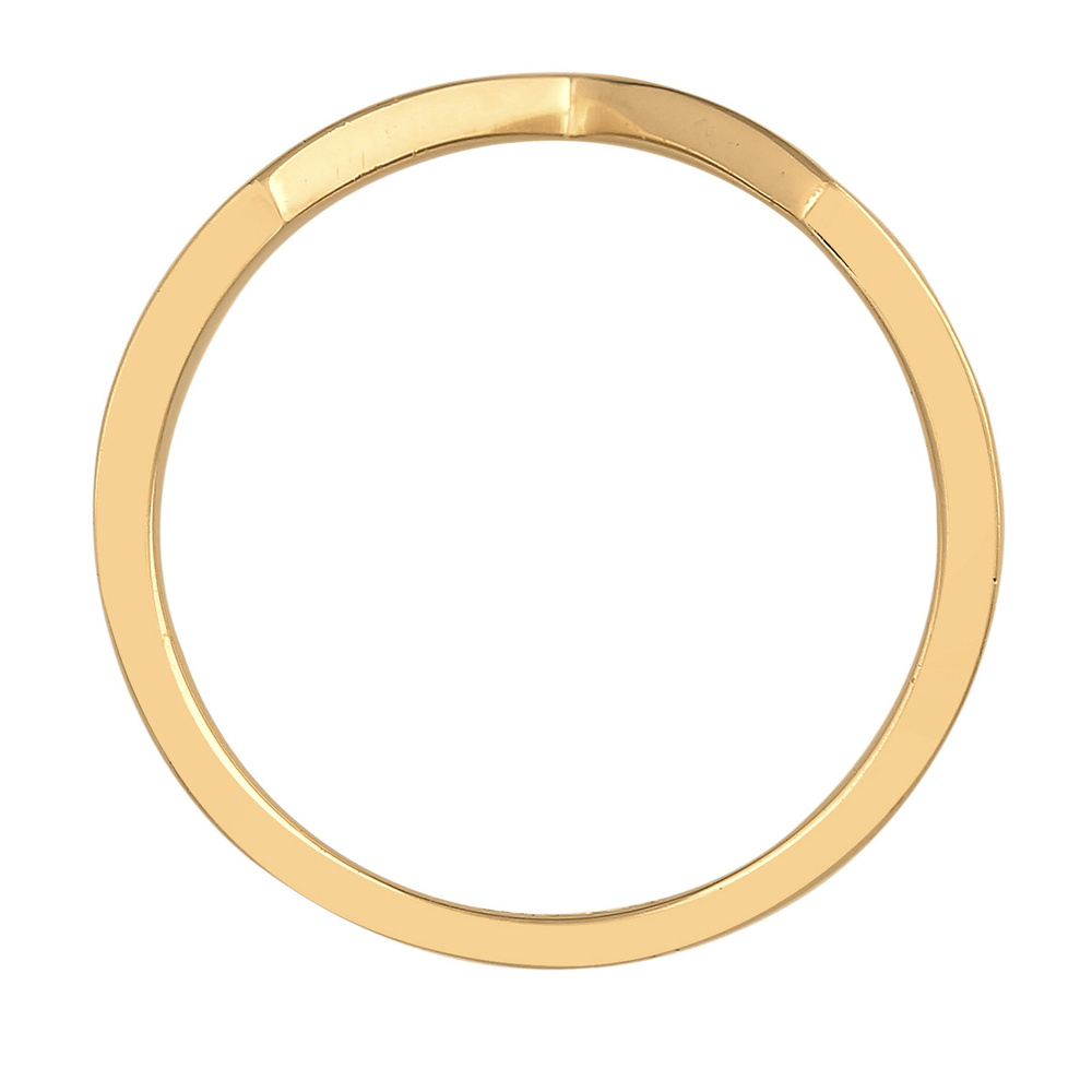 Elli PREMIUM Elli PREMIUM Bague Femmes Forme de V Géo Basique en Argent Sterling 925 Rhodié Bague