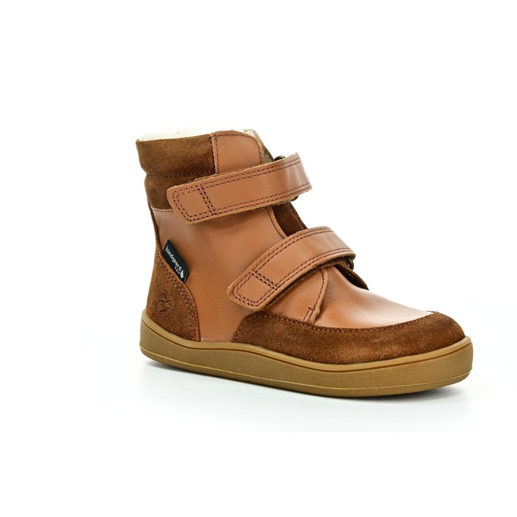 Bundgaard Basil Strap II Tex Brown braune Barfuß-Stiefeletten