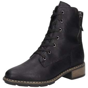 Rieker Schnürstiefelette in schwarz
