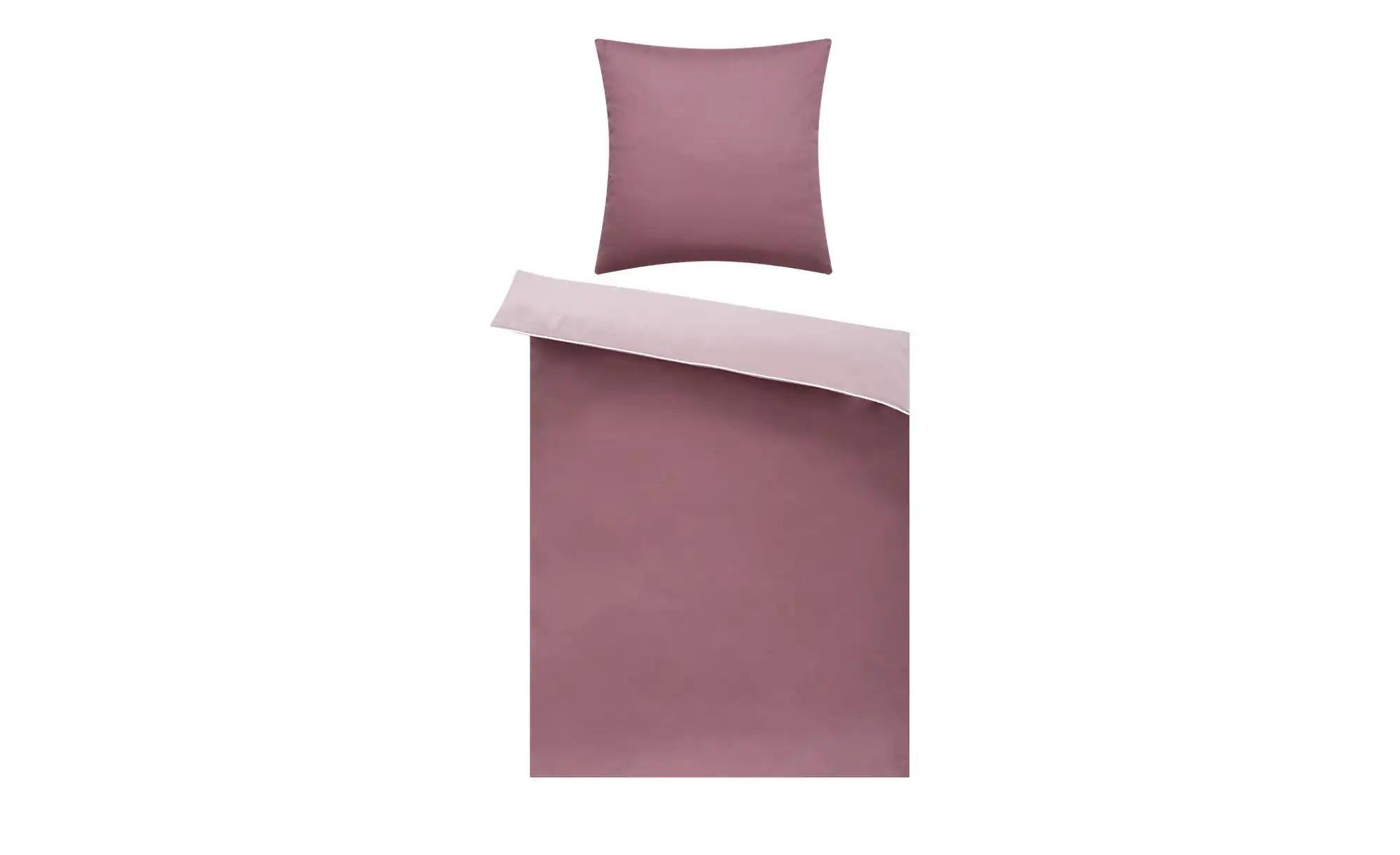 como Satin Wende-Bettwäsche Satin Piping