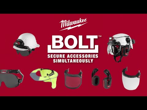 Milwaukee Accessories 4932478141 Zaščitna čelada BOLT 200 bela prezračevalna - 1 kos