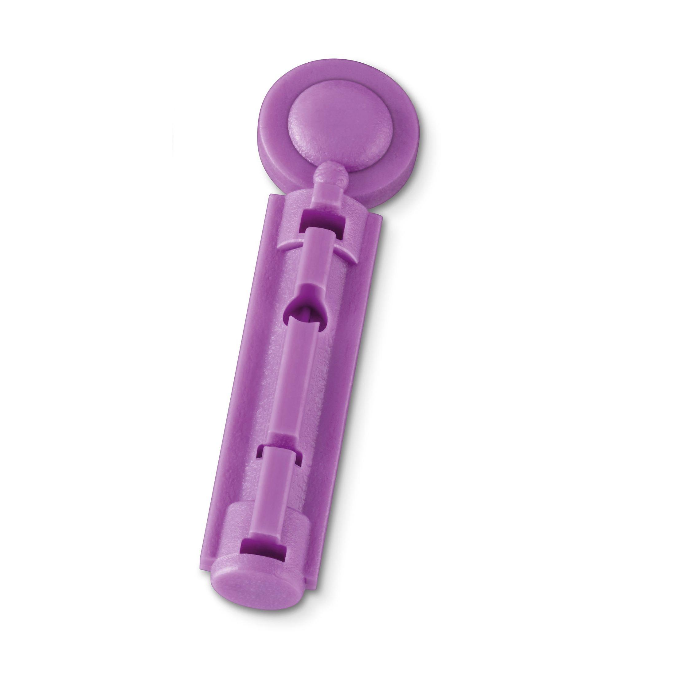 Beurer Soft touch Lanzetten - lila-Feine soft touch Nadel-Lanzetten für alle Beurer Blutzuckermessgeräte
