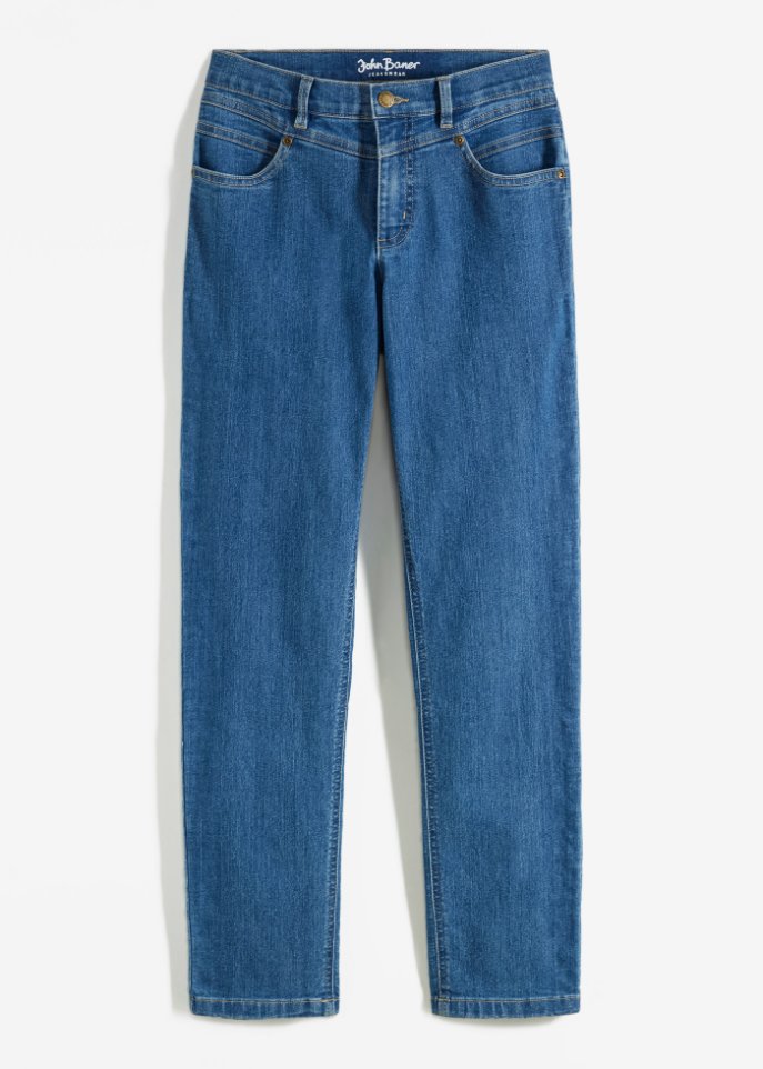 Komfort-Stretch-Jeans, Straight Fit