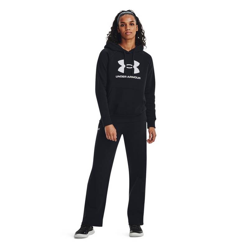 Under Armour Rival Fleece mit Großem Logo Fleecehoodie Damen