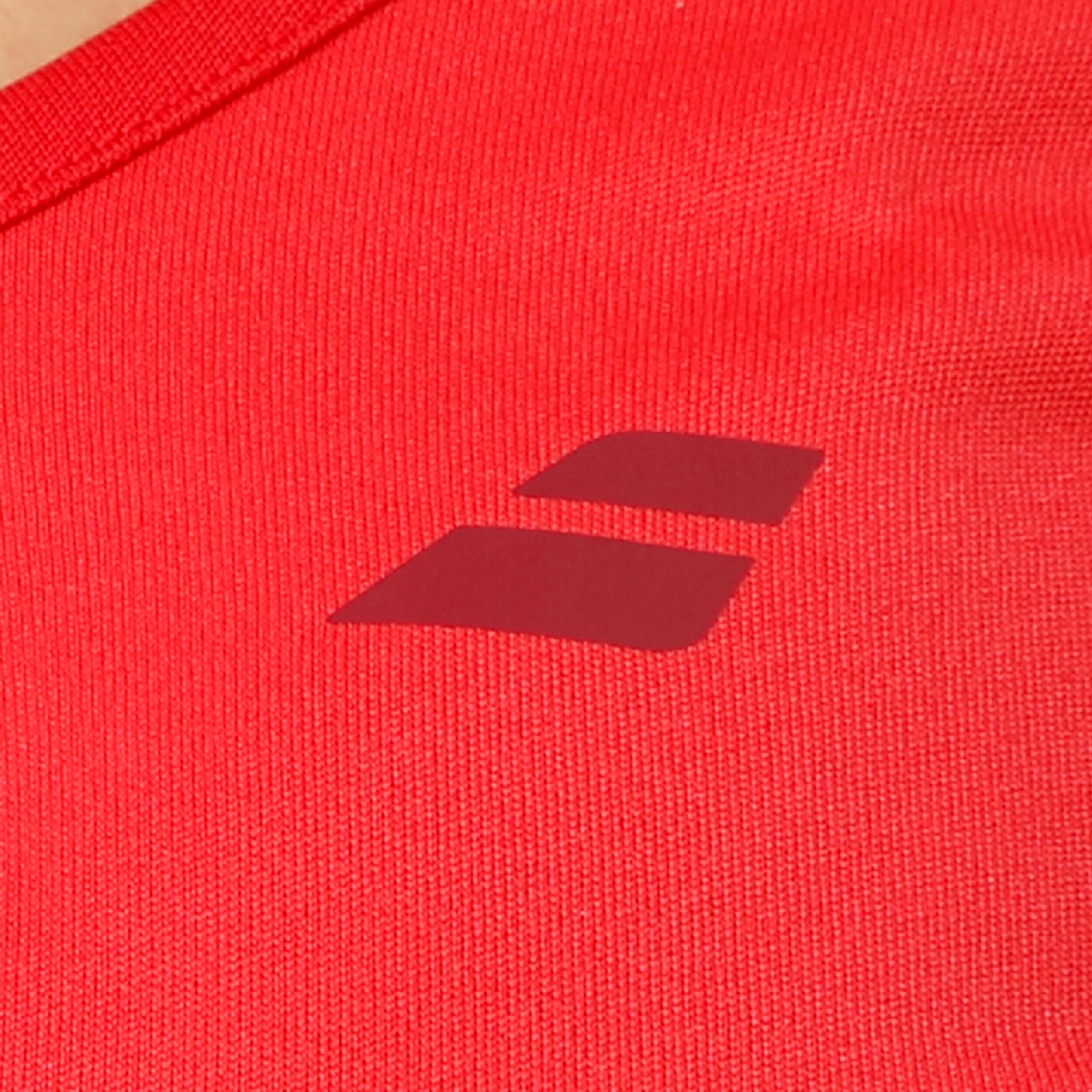 Play Capsleeve T-Shirt Damen - Hellrot, Dunkelrot