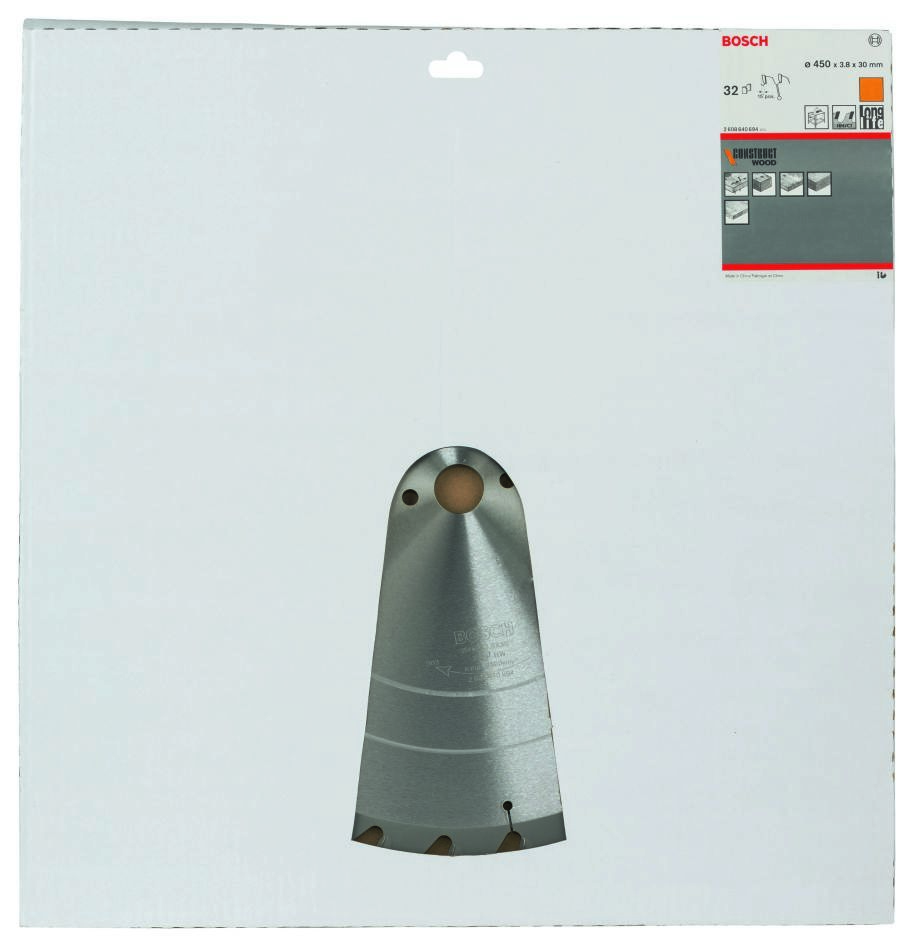 Bosch Blue Accessories 2608640694 Cirkelsågklinga 450 x 30 x 32T Construct Wood
