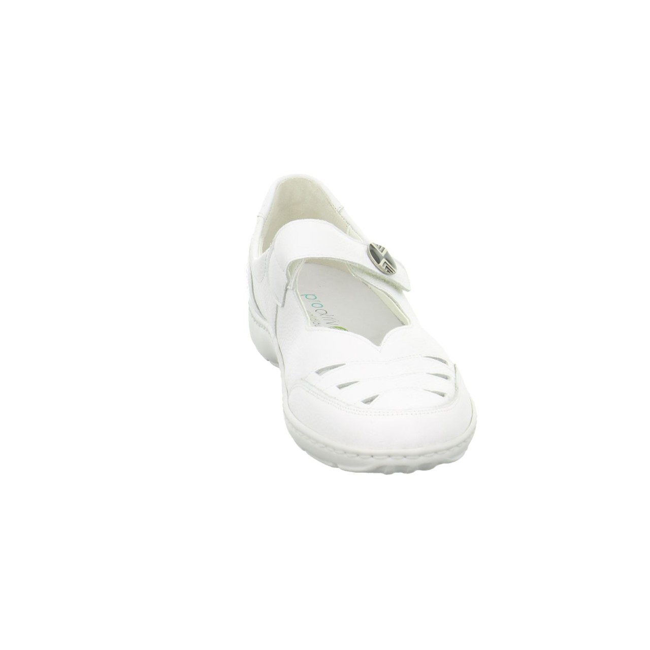 WALDLÄUFER Komfort Slipper weiss Lugina 496309 weiß