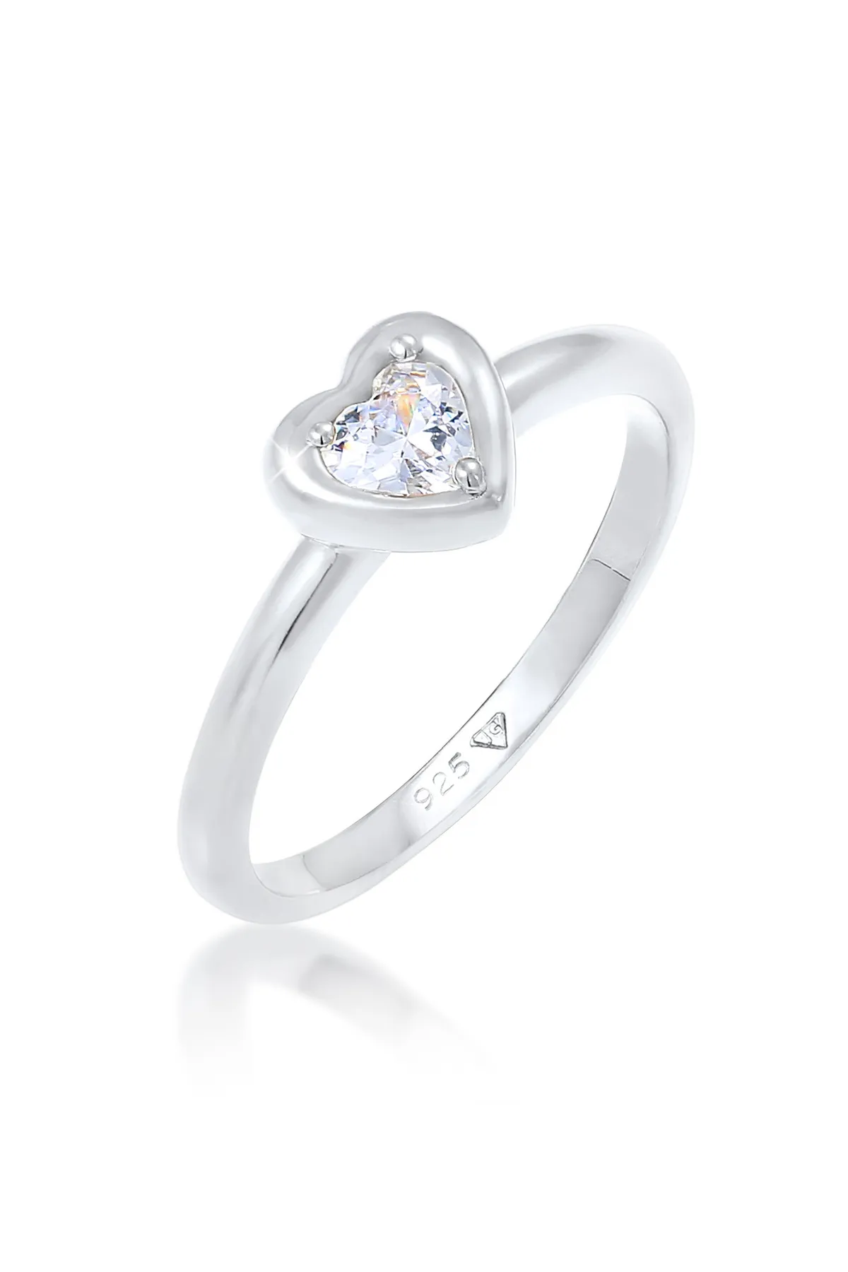 ELLI  Ring - Silberfarben - Zirkon