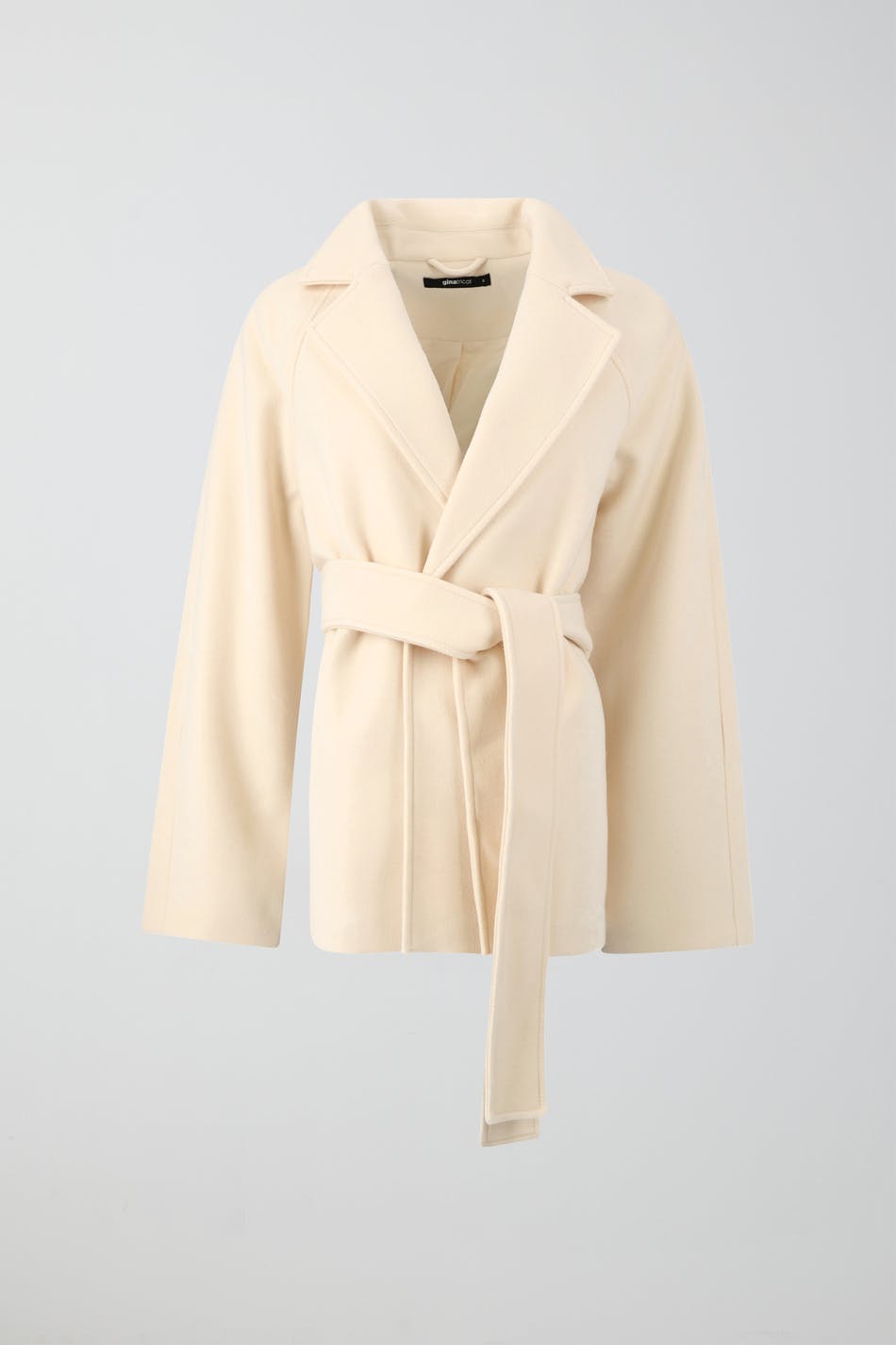 Belted short coat