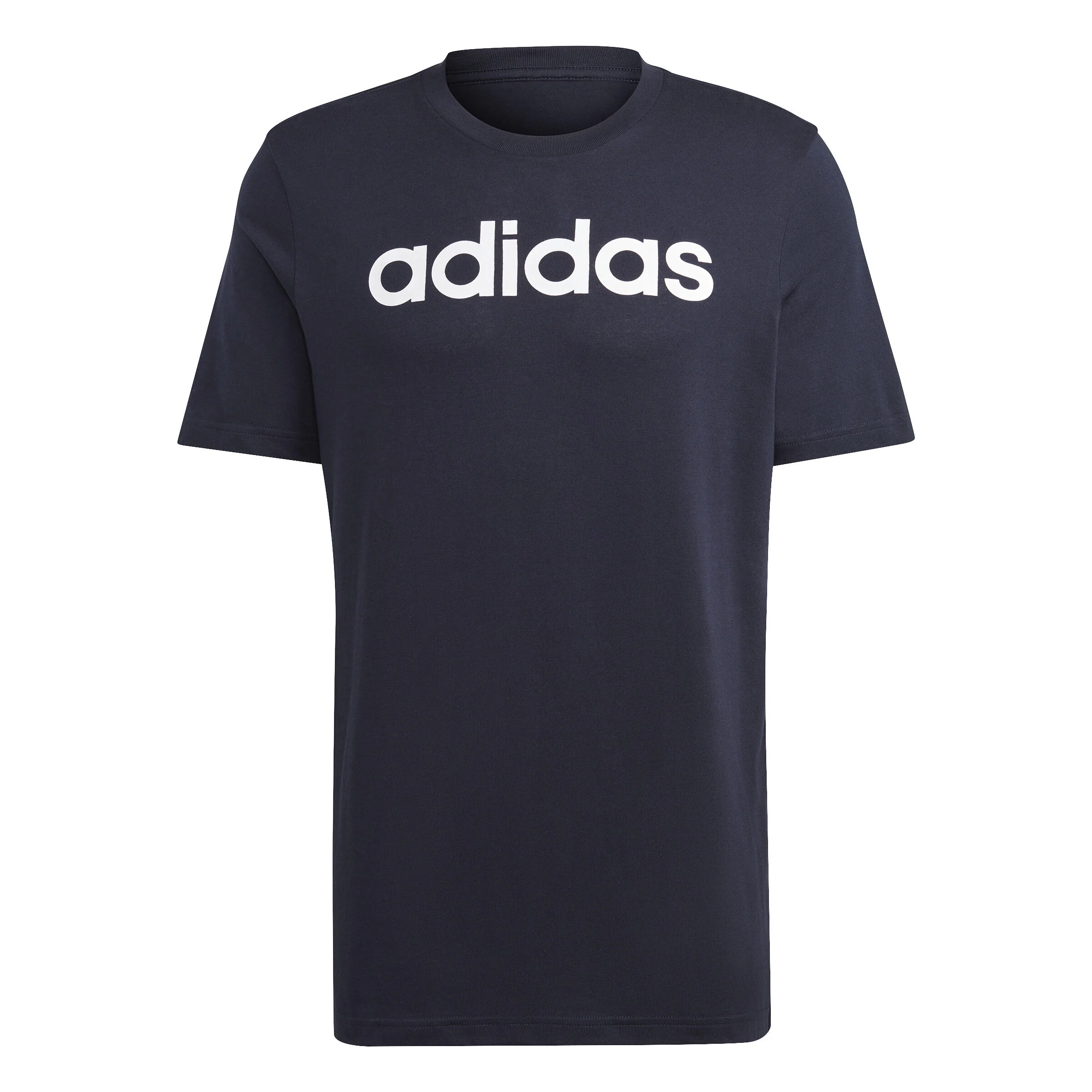 LIN Singel Jersey T-Shirt Herren - Dunkelblau, Weiß