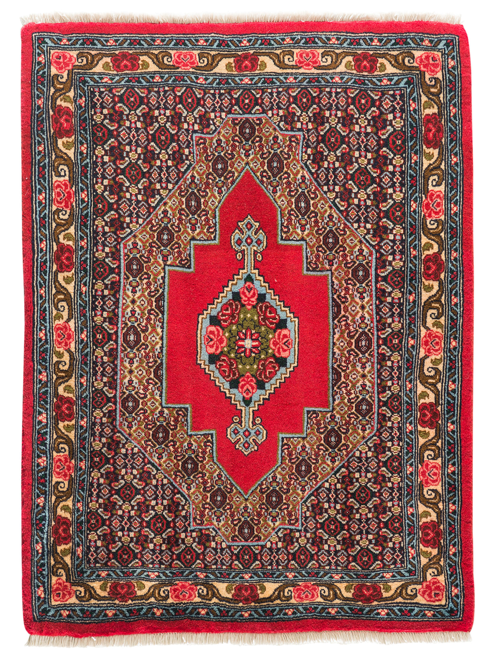 Senneh ca. 77 x 103 cm, Unikat / Einzelstück