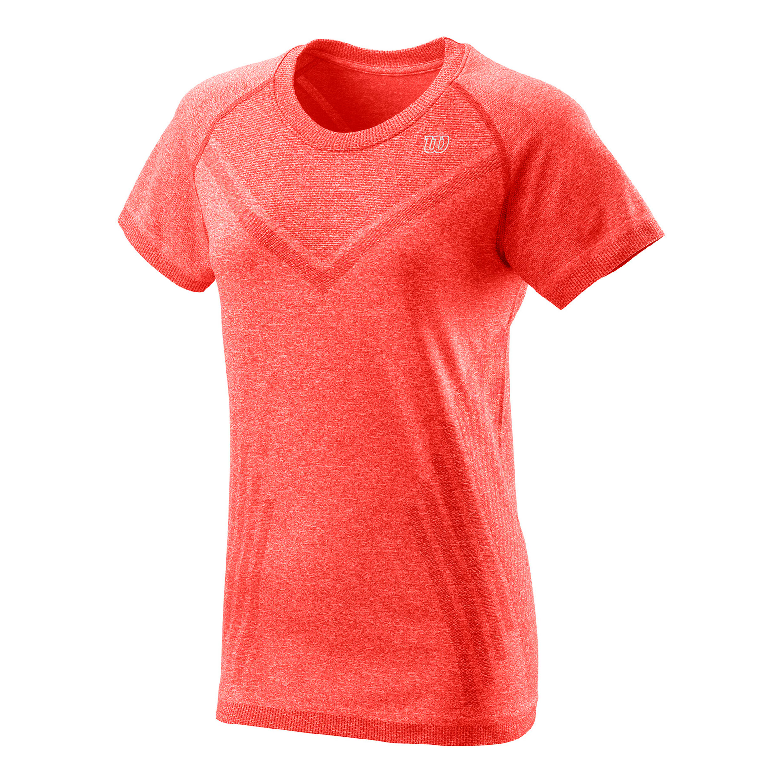Power Seamless T-Shirt Damen - Koralle