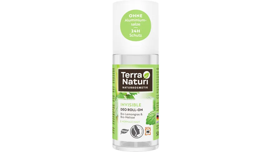 Terra Naturi Deo Roll-On Invisible mit Lemongrass & Melisse 50 ml