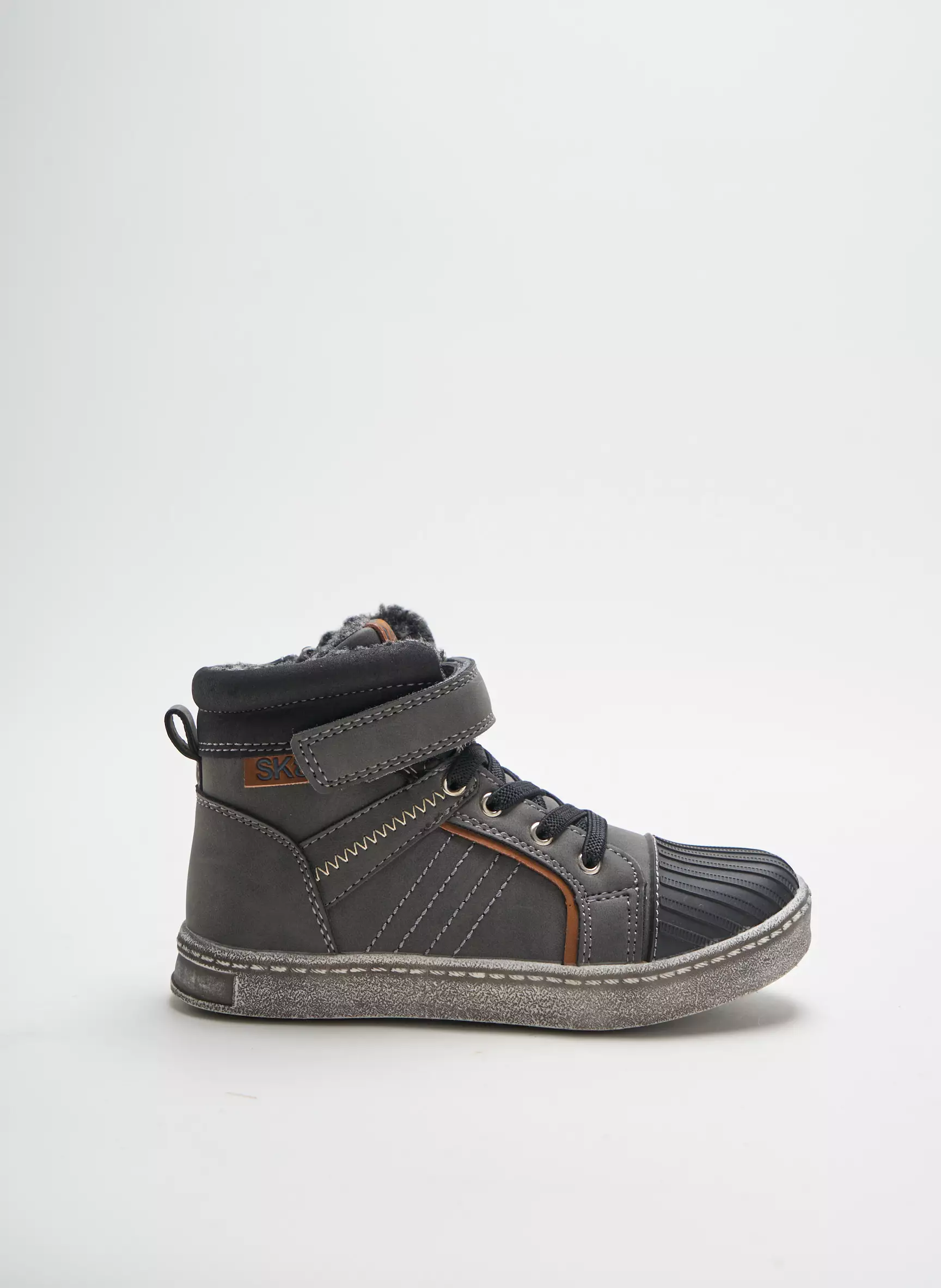 Sk8 Bottines Garcon couleur gris
