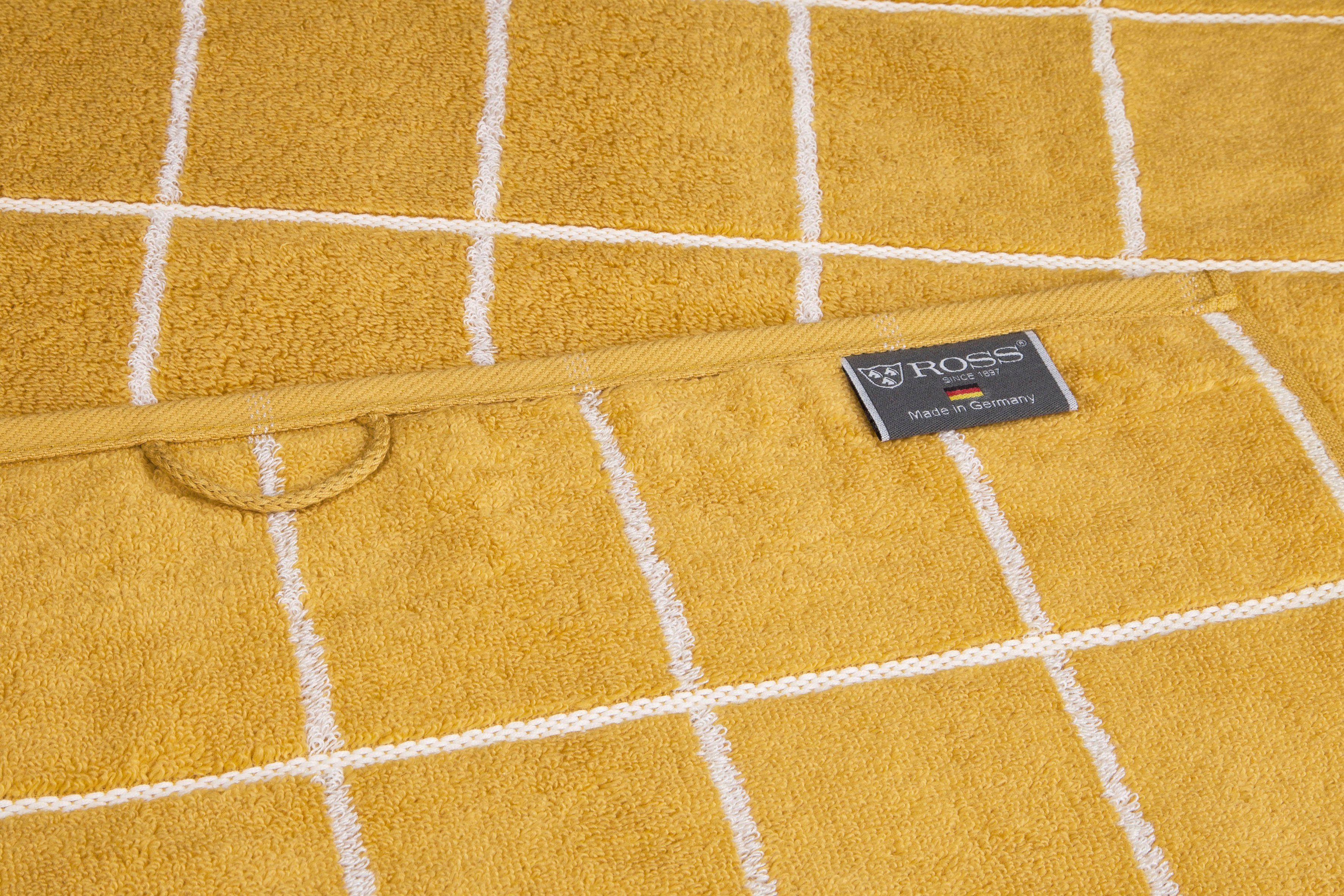 ROSS Duschtuch Cashmere Überkaro, Frottier (1-St), in modischen Farben
