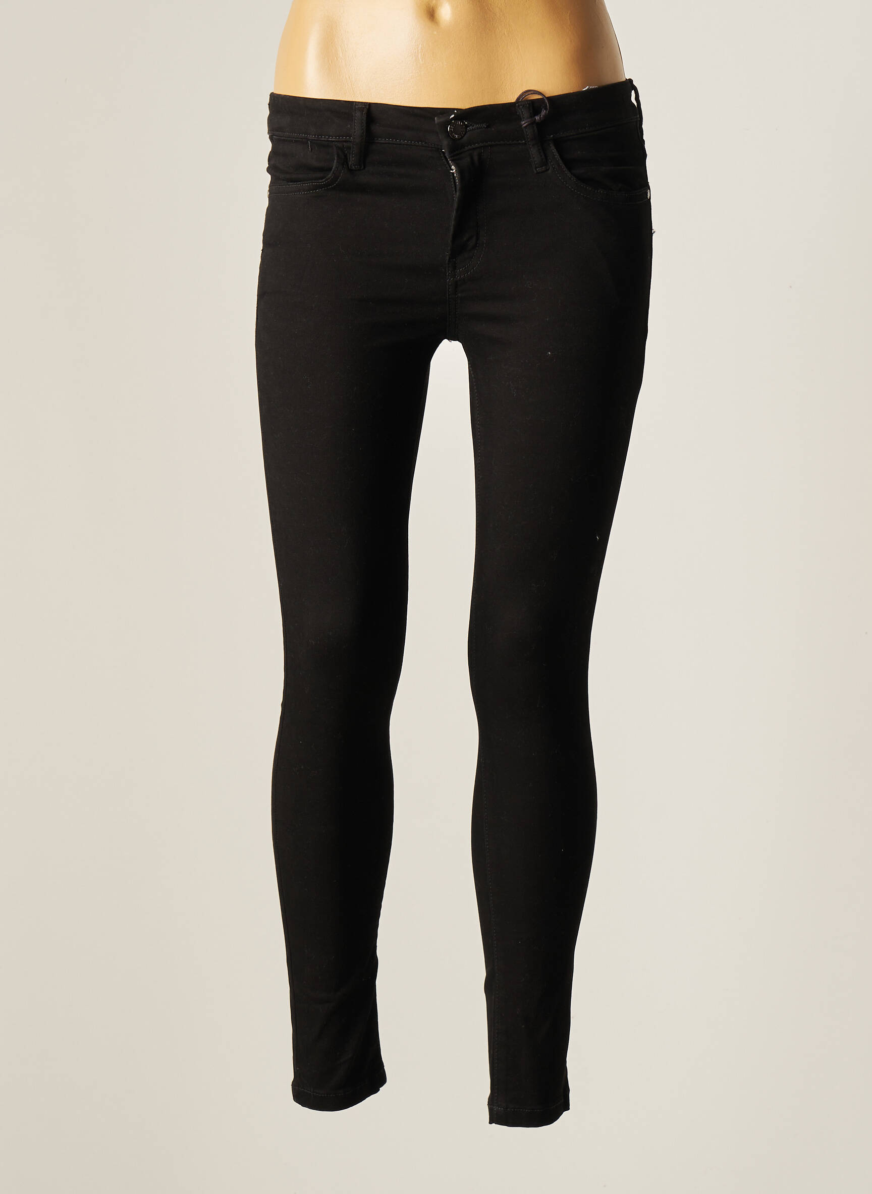 Mango Jeans Skinny Femme couleur noir