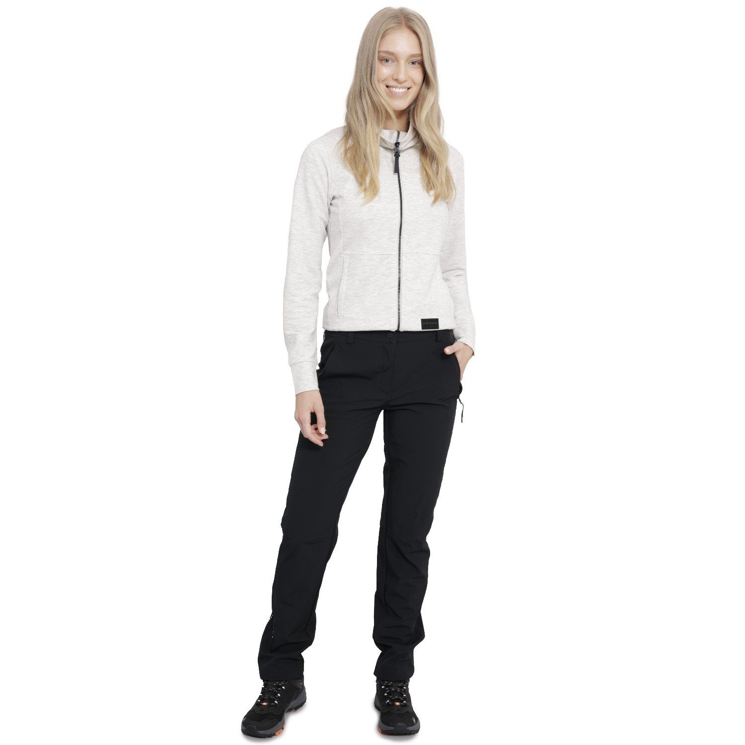 Icepeak Outdoorhose EP Argonia Kurzgrößen Damen mit Fleecefutter (0-tlg)