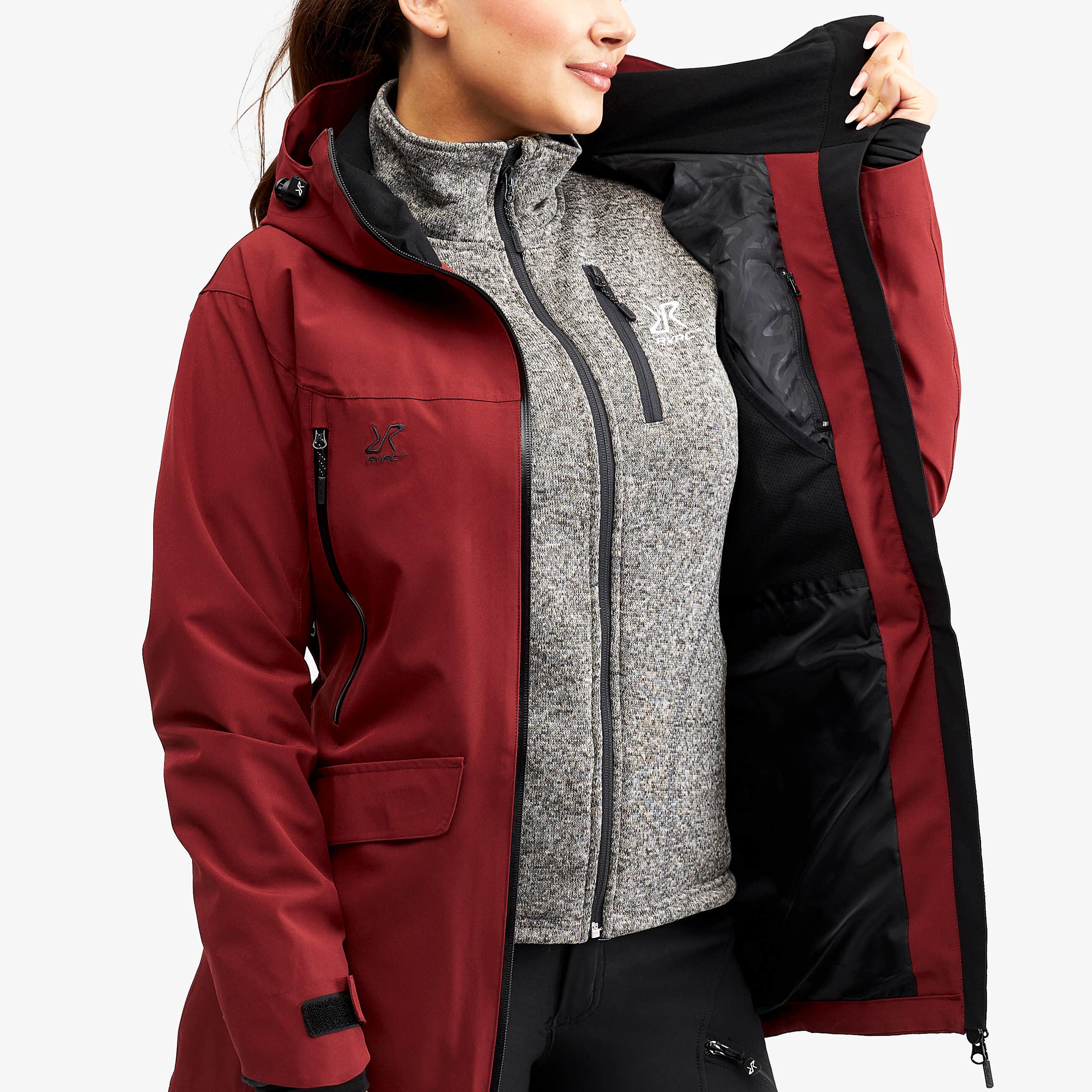Monsoon Jacket Femme Chilli