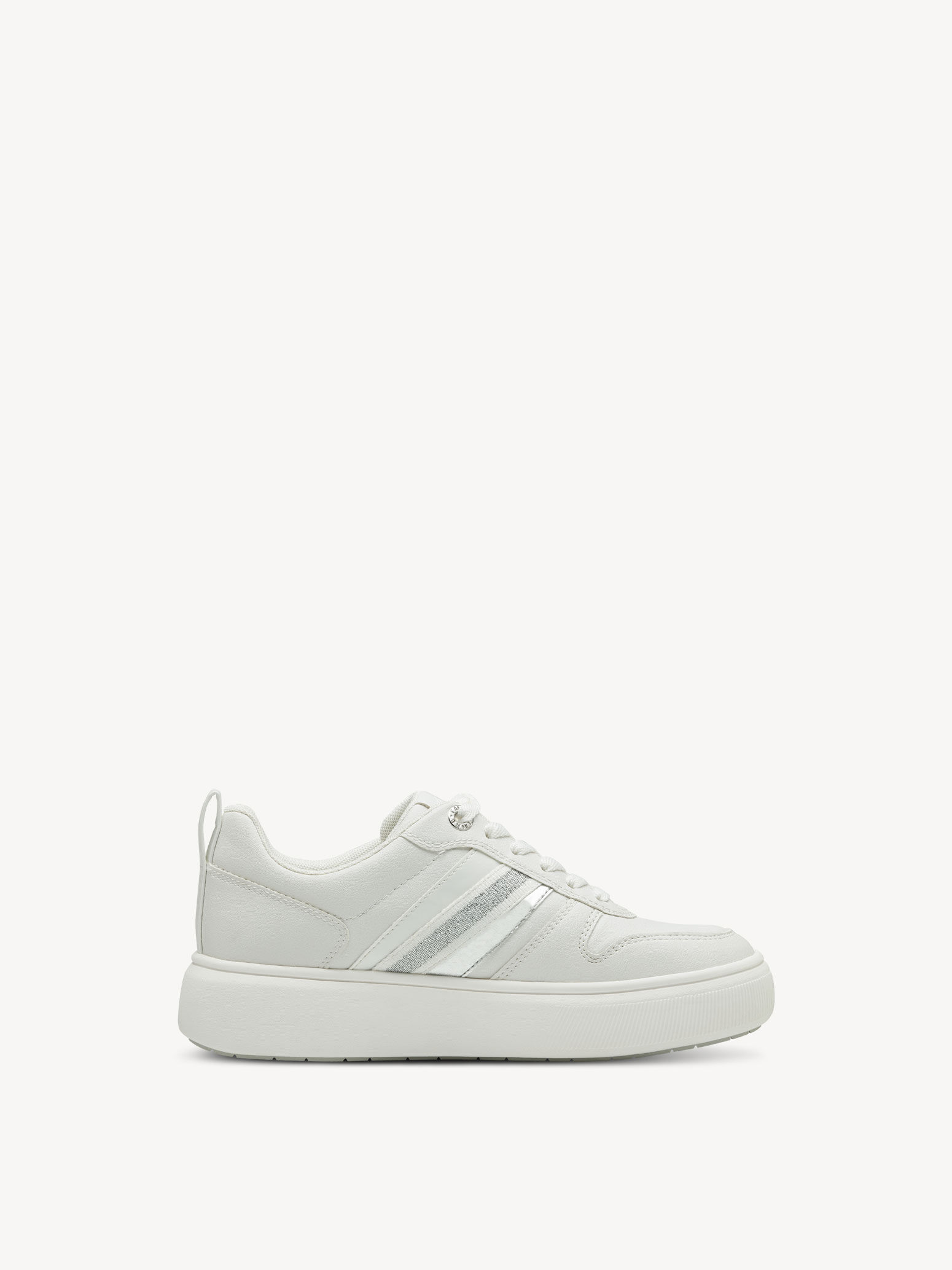 Basket en cuir - blanc