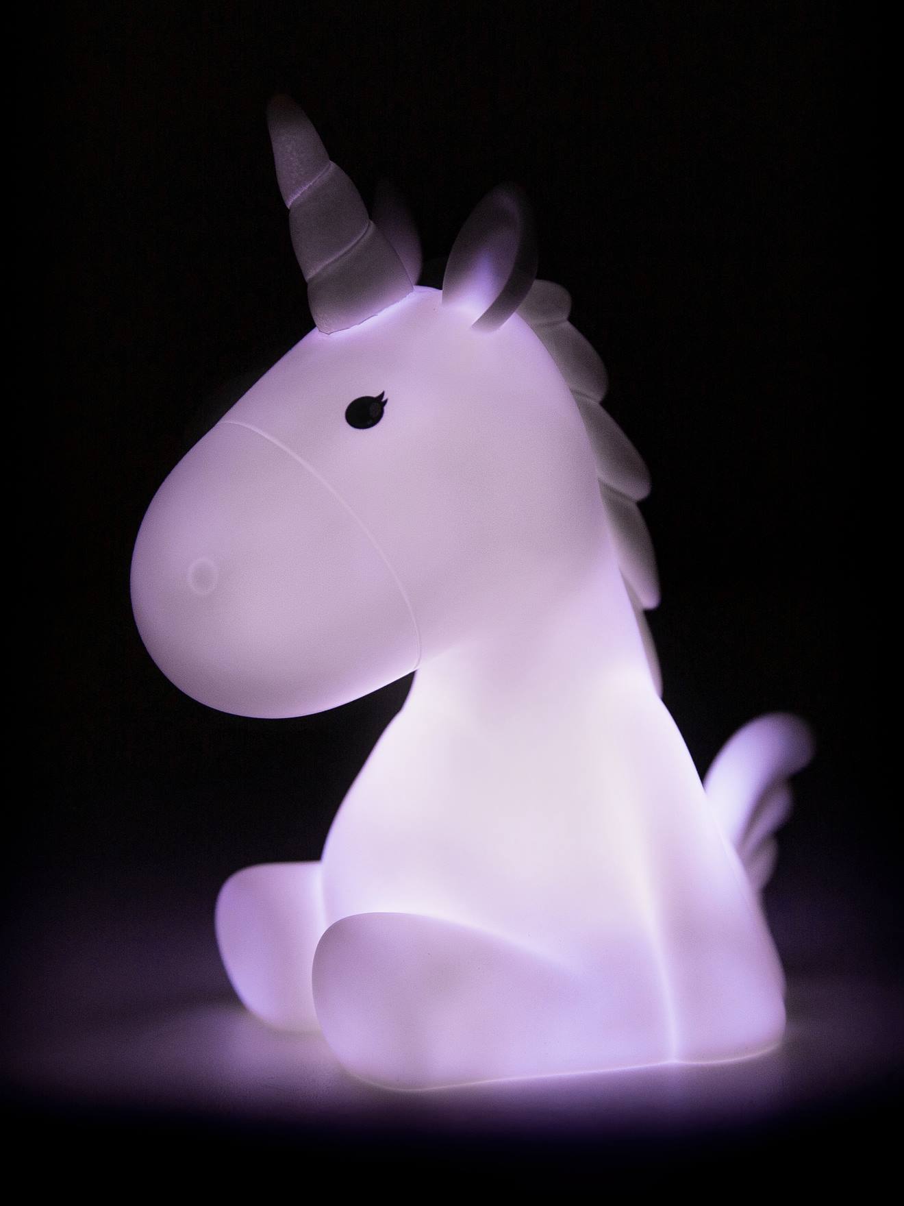 Kinderzimmer Einhorn-Nachtlicht DHINK - rosa