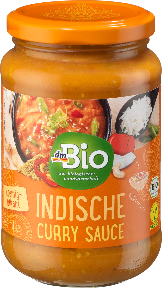 Currysoße, Indisch, cremig-pikant, 325 ml