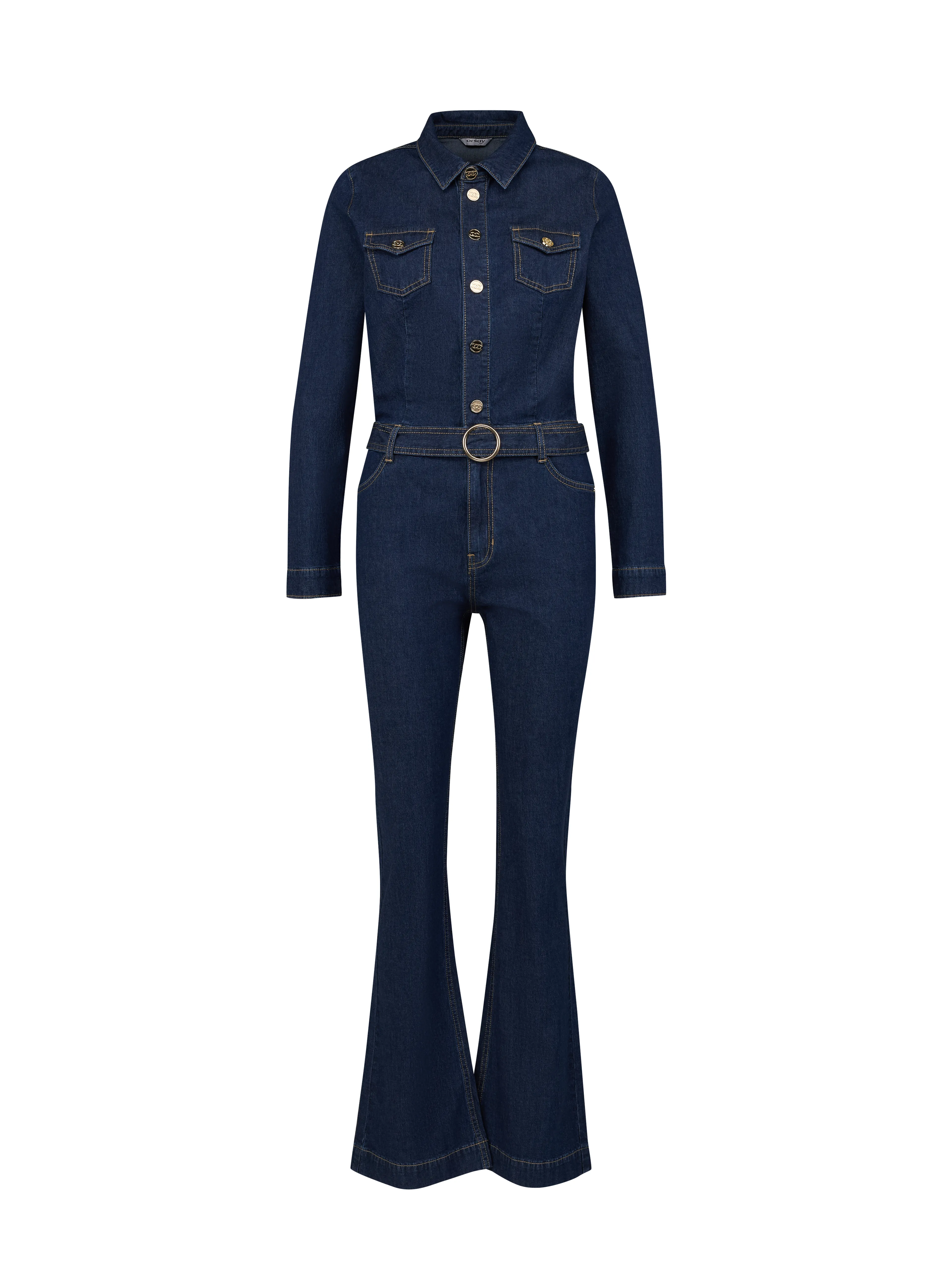 Dunkelblauer Jeans-Overall Damen ORSAY