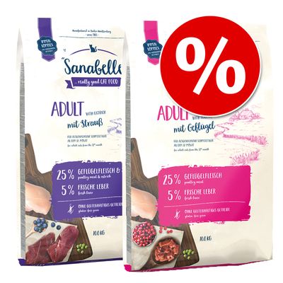 2 x 10 kg Sanabelle im Mixpaket