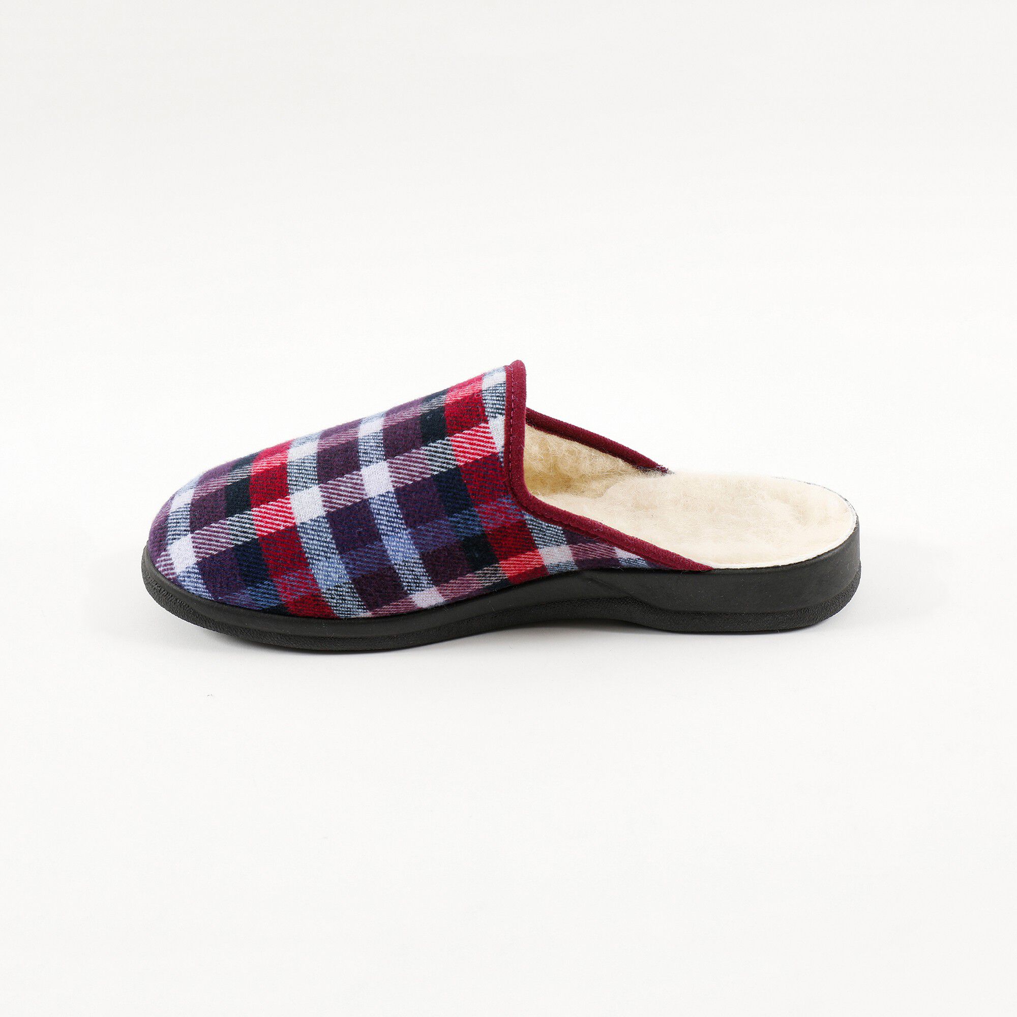Mules homme fourrées