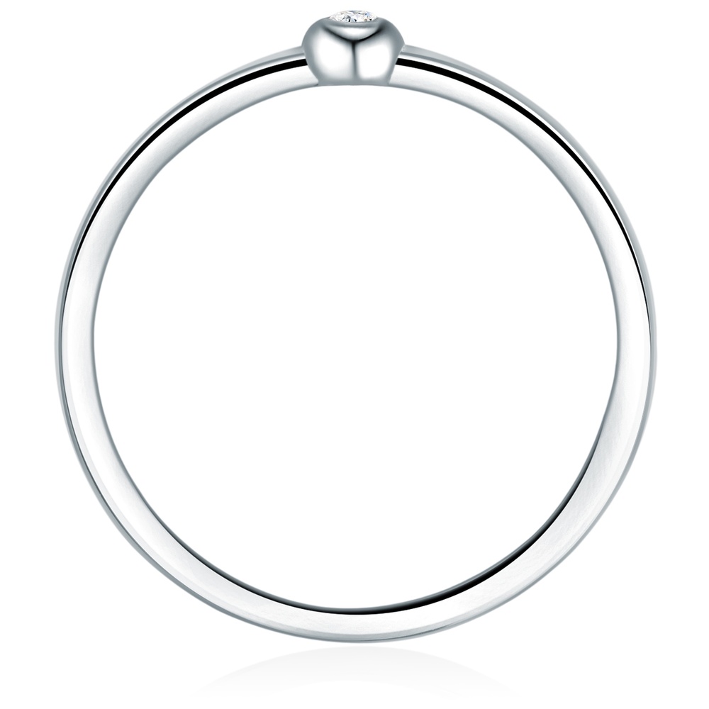 Trilani Argent sterling Oxyde de zirconium (CZ) en Argent Bague