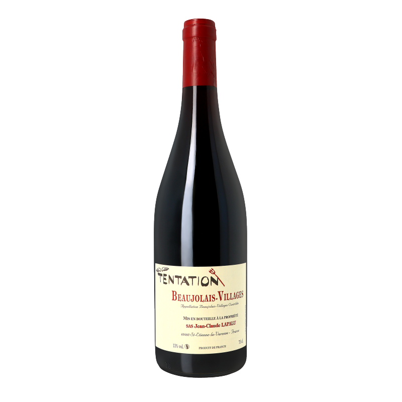 Beaujolais Villages Tentation 2018 - Beaujolais Village - Beaujolais - Jean-Claude Lapalu (75CL.)